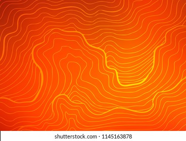 Light Orange vector doodle blurred template. Geometric doodle illustration in Origami style with gradient. The pattern can be used for heads of websites and designs.