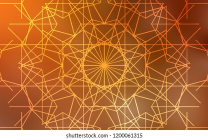 Light Orange vector doodle blurred template. Brand-new colored illustration in blurry style with doodles drawn by child. The pattern can be used for heads of websites and designs.