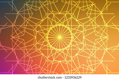 Light Orange vector doodle blurred template. Brand-new colored illustration in blurry style with doodles drawn by child. The template can be used as a background for cell phones.