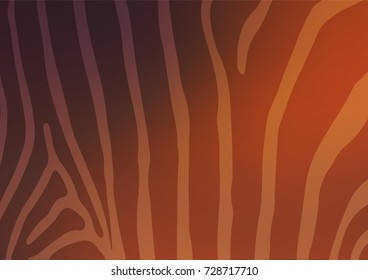 Light Orange vector doodle blurred template. Decorative shining illustration with doodles on abstract template. Hand painted design for web, leaflet, textile.