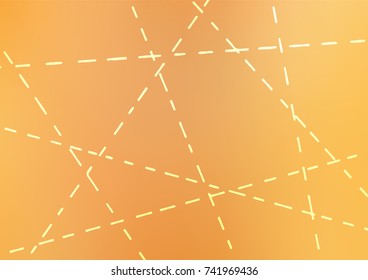 Light Orange vector doodle blurred background. Shining colored illustration with doodles in Zen tangle style. The completely new template can be used for your brand book.