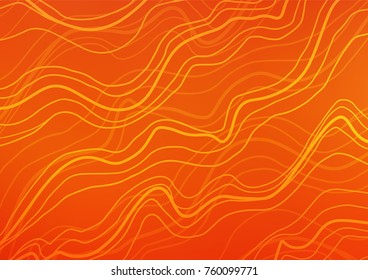 Light Orange vector doodle blurred template. A completely new color illustration in doodle style. The best blurred design for your business.