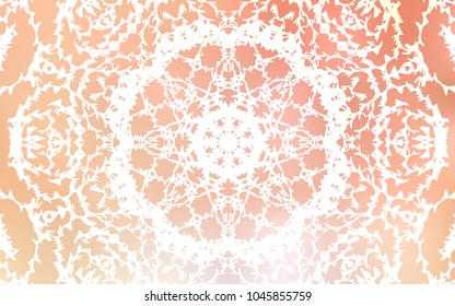Light Orange vector doodle bright template. Brand-new colored illustration in blurry style with doodles drawn by child. Hand painted design for web, wrapping, wallpaper.