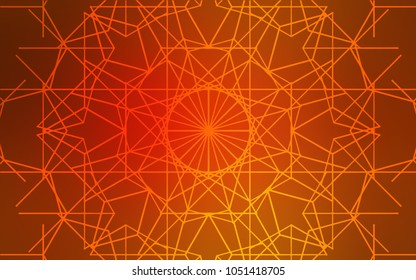 Light Orange vector doodle bright template. Brand-new colored illustration in blurry style with doodles drawn by child. The elegant pattern can be used as a part of a brand book.