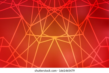 Light Orange vector doodle bright layout. Brand-new colored illustration in blurry style with doodles drawn by child. The pattern can be used for wallpapers and coloring books.