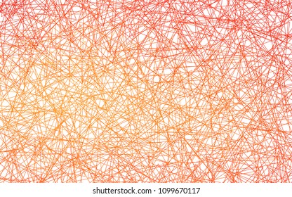 Light Orange vector geometric simple minimalistic background, which consist of triangles on white background. Triangular pattern with gradient for your business design. 