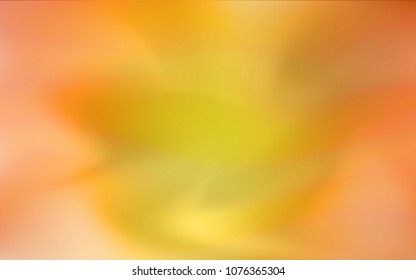 Light Orange vector glossy abstract cover. An elegant bright illustration with gradient. The best blurred design for your business.