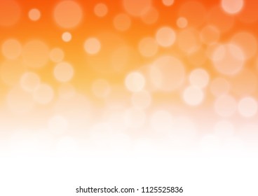 Light Orange vector glossy abstract background. Creative illustration in halftone style with gradient. The elegant pattern for brand book.
