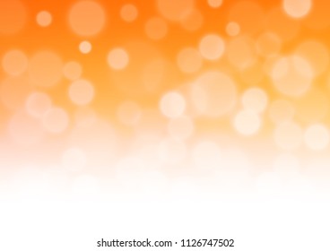 Light Orange vector glossy abstract background. Colorful abstract illustration with gradient. The template for backgrounds of cell phones.