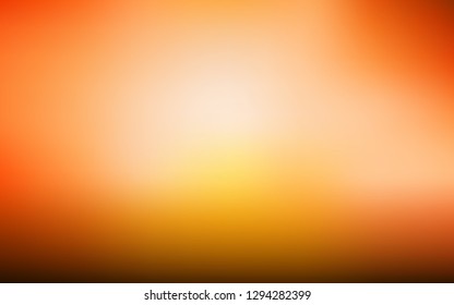Light Orange vector glossy abstract background. New colored illustration in blur style with gradient. The best blurred design for your business.