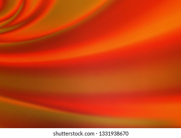 Light Orange vector glossy abstract background. Colorful illustration in abstract style with gradient. Brand new style for your business design.
