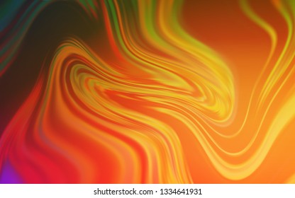 Light Orange vector glossy abstract layout. Shining colored illustration in smart style. New style design for your brand book.