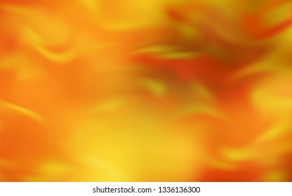 Light Orange vector glossy abstract backdrop. Abstract colorful illustration with gradient. New way of your design.