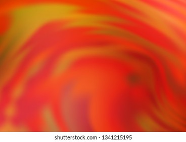 Light Orange vector glossy abstract template. A vague abstract illustration with gradient. The background for your creative designs.