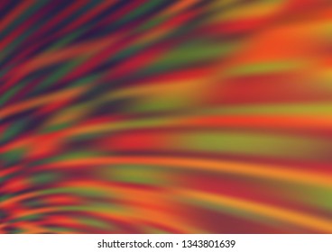 Light Orange vector glossy abstract template. Modern geometrical abstract illustration with gradient. The blurred design can be used for your web site.