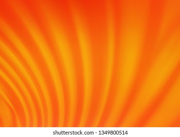 Light Orange vector glossy abstract template. Modern geometrical abstract illustration with gradient. A completely new template for your design.
