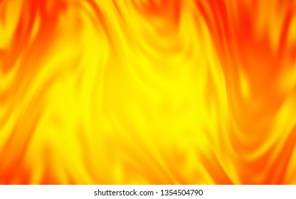 Light Orange vector glossy abstract backdrop. An elegant bright illustration with gradient. Smart design for your work.