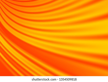 Light Orange vector glossy abstract background. Colorful illustration in abstract style with gradient. The elegant pattern for brand book.