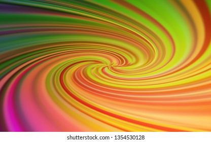 Light Orange vector glossy abstract backdrop. Shining colored illustration in smart style. Completely new design for your business.