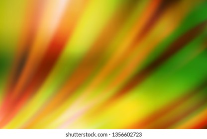 Light Orange vector glossy abstract background. Glitter abstract illustration with gradient design. New way of your design.