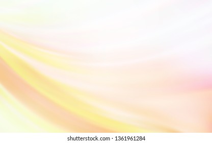 Light Orange vector glossy abstract background. Colorful illustration in abstract style with gradient. The best blurred design for your business.