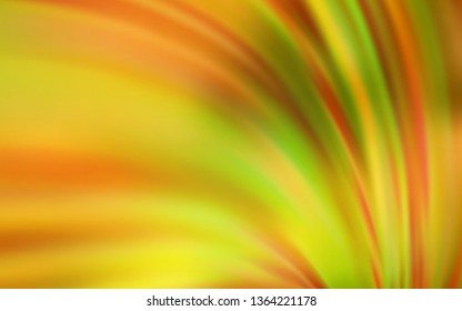 Light Orange vector glossy abstract layout. Colorful abstract illustration with gradient. The best blurred design for your business.