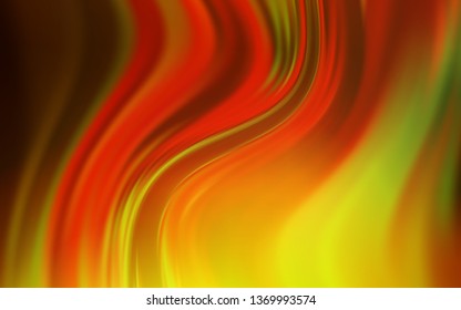 Light Orange vector glossy abstract layout. Colorful abstract illustration with gradient. Completely new design for your business.