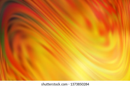 Light Orange vector glossy abstract layout. New colored illustration in blur style with gradient. Completely new design for your business.