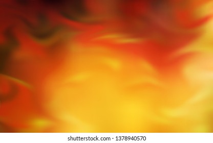 Light Orange vector glossy abstract layout. A completely new colored illustration in blur style. New design for your business.