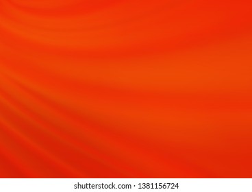 Light Orange vector glossy abstract background. A vague abstract illustration with gradient. The blurred design can be used for your web site.