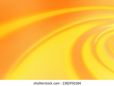 Light Orange vector glossy abstract template. A completely new color illustration in a bokeh style. Brand new style for your business design.