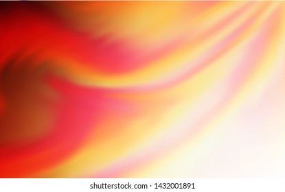 Light Orange vector glossy abstract background. Creative illustration in halftone style with gradient. New way of your design.