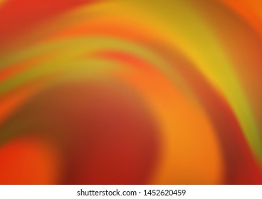 Light Orange vector glossy abstract template. Modern geometrical abstract illustration with gradient. The background for your creative designs.