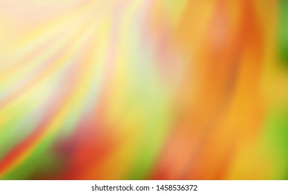 Light Orange vector glossy abstract layout. Abstract colorful illustration with gradient. Completely new design for your business.