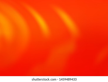 Light Orange vector glossy abstract background. Glitter abstract illustration with an elegant design. Brand new style for your business design.