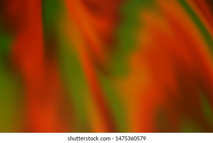 Light Orange vector glossy abstract layout. Glitter abstract illustration with gradient design. New way of your design.