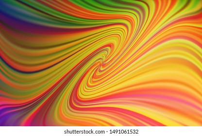 Light Orange vector glossy abstract backdrop. Colorful abstract illustration with gradient. The best blurred design for your business.