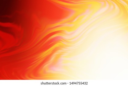Light Orange vector glossy abstract background. A completely new colored illustration in blur style. New style for your business design.