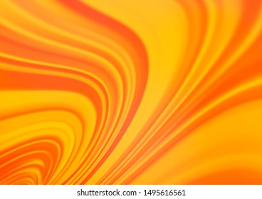 Light Orange vector glossy abstract template. Glitter abstract illustration with an elegant design. The template for backgrounds of cell phones.