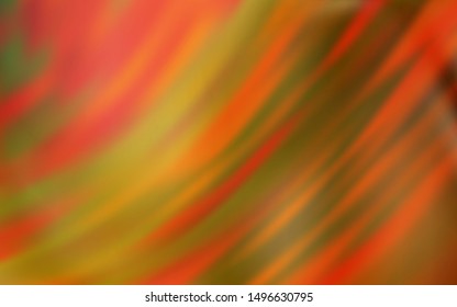 Light Orange vector glossy abstract background. Creative illustration in halftone style with gradient. Completely new design for your business.