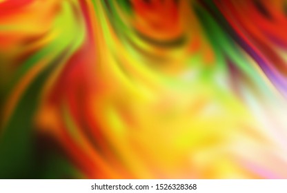 Light Orange vector glossy abstract backdrop. A completely new colored illustration in blur style. New design for your business.
