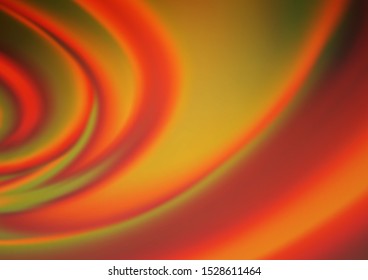 Light Orange vector glossy abstract background. Creative illustration in halftone style with gradient. Brand new style for your business design.