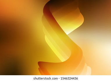 Light Orange vector glossy abstract background. A completely new colored illustration in blur style. The best blurred design for your business.