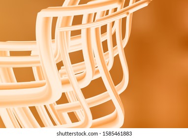 Light Orange vector glossy abstract background. Colorful illustration in abstract style with gradient. Blurred design for your web site.