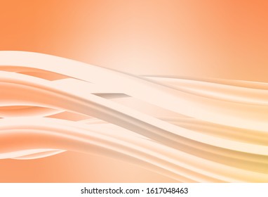 Light Orange vector glossy abstract backdrop. New colored illustration in blur style with gradient. Elegant background for a brand book.