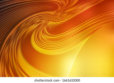 Light Orange vector glossy abstract layout. Shining colorful illustration in smart style. Blurred design for your web site.