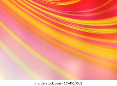 Light Orange vector glossy abstract backdrop. Abstract colorful illustration with gradient. Smart design for your work.