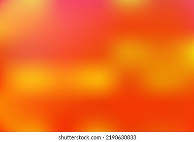 Light Orange vector glossy abstract template. Creative illustration in halftone style with gradient. Template for any brand book.