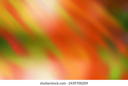 Light Orange vector glossy abstract backdrop. Modern abstract illustration with gradient. Smart design for your work.