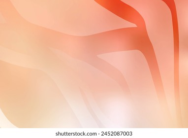 Light Orange vector glossy abstract layout. Abstract colorful illustration with gradient. Background for designs.